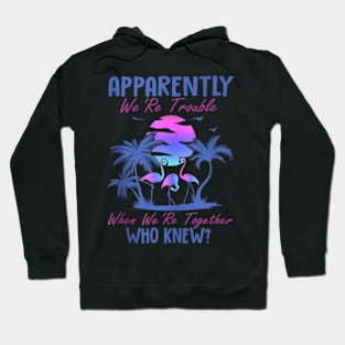 Apparently We're Trouble When We Are Together Hoodie